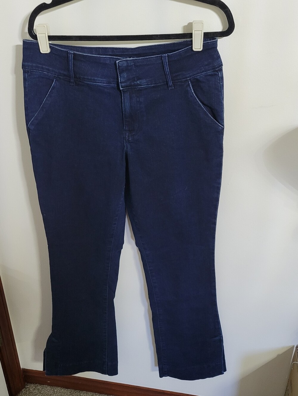Maurices Women’s Navy Blue Stretch Jeans, Size 12 Regular